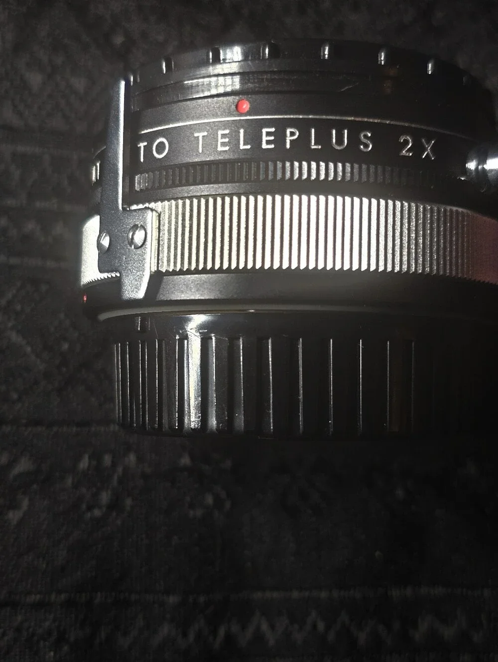Vintage Minolta Kenko Auto Teleplus 2x teleconverter.